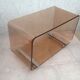 Table basse en plexiglas Roche Bobois année 70