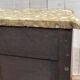 Late 19th-century Louis XV commode in oak, rosewood, and marble top