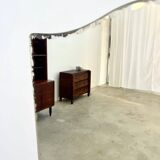 Beveled moustache mirror, 140 cm high