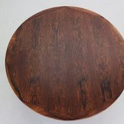 Mid century modern  round rosewood coffee table, 1960s denmark