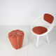 Set of lounge chair with tabouret, 1950's, 1970's