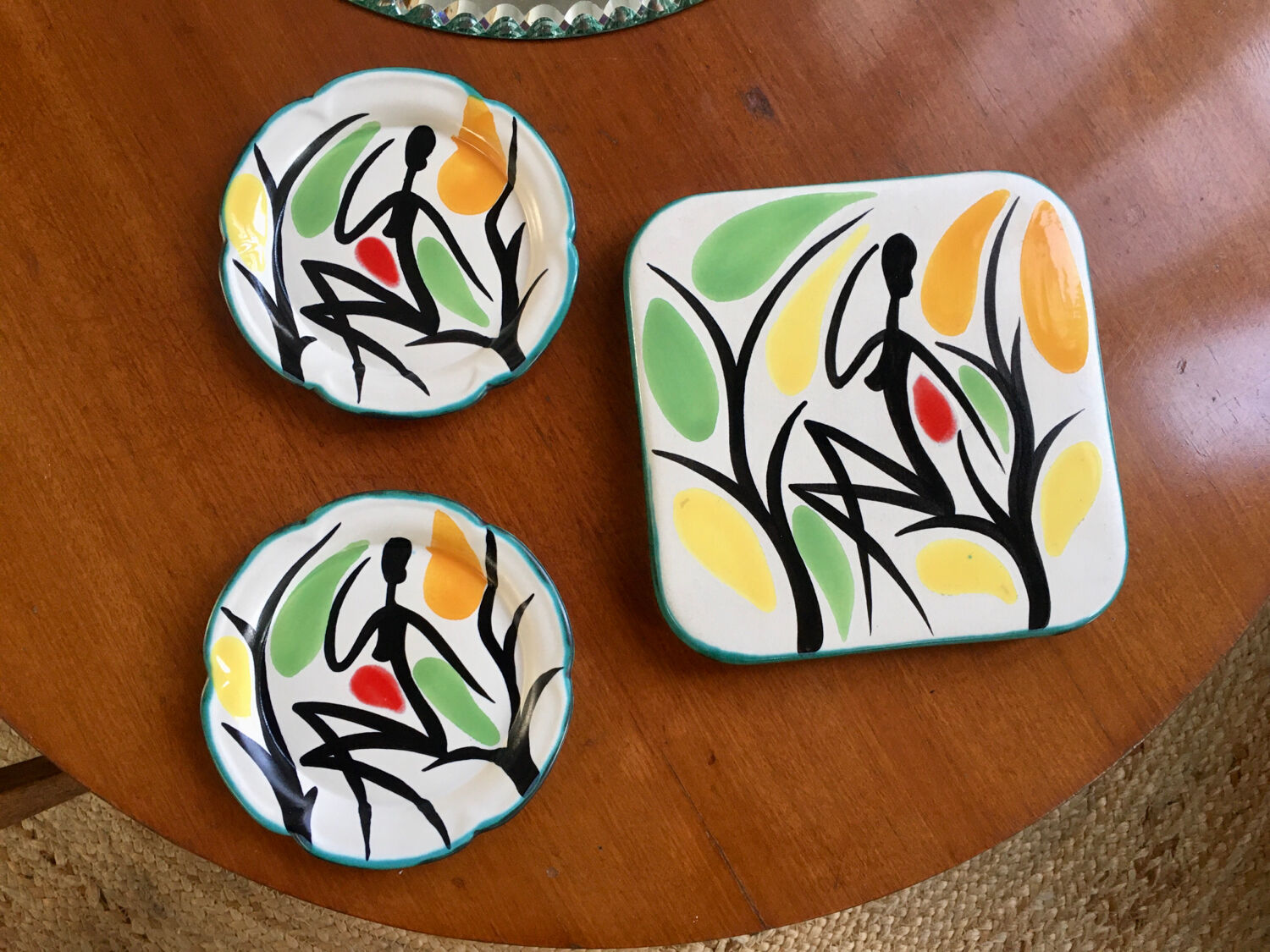 Ceramic trifle by Gabriel Fourmaintraux 1960s