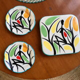 Ceramic trifle by Gabriel Fourmaintraux 1960s