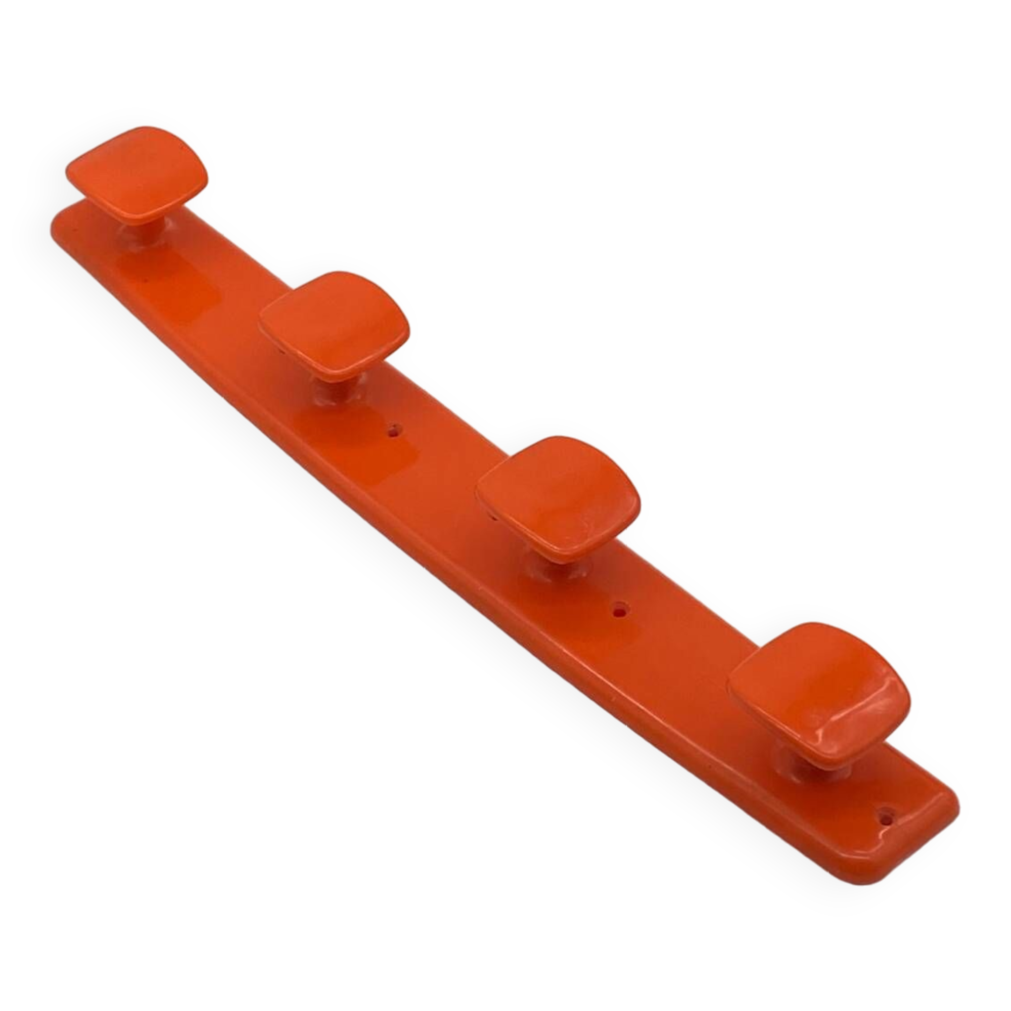 Vintage coat rack / Syla / orange plastic 🧡