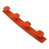 Vintage coat rack / Syla / orange plastic 🧡
