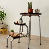 Vintage formica stepladder stool from the 70s/80s