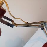 Vintage Iron Metal Chrome Lamp