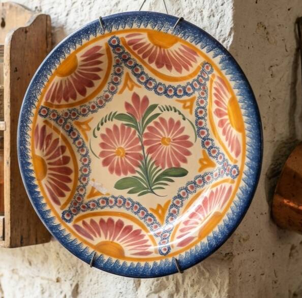 Vintage decorative plate 40/60 Saint Martory