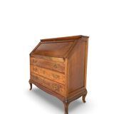 Antique Italian secrétaire in solid walnut, 1920s/1930s.