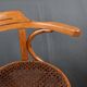 Swivel Chair for Children in Stained Beech, Thonet Style – Early 20th Century