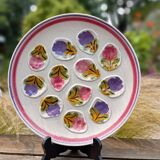 Oyster dish with flower decoration from Ninon de MBFA - Pornic