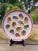 Oyster dish decorated with flowers Ninon by MBFA - Pornic