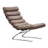 Space Age Leather Cantilever Lounge Chair, 1960's