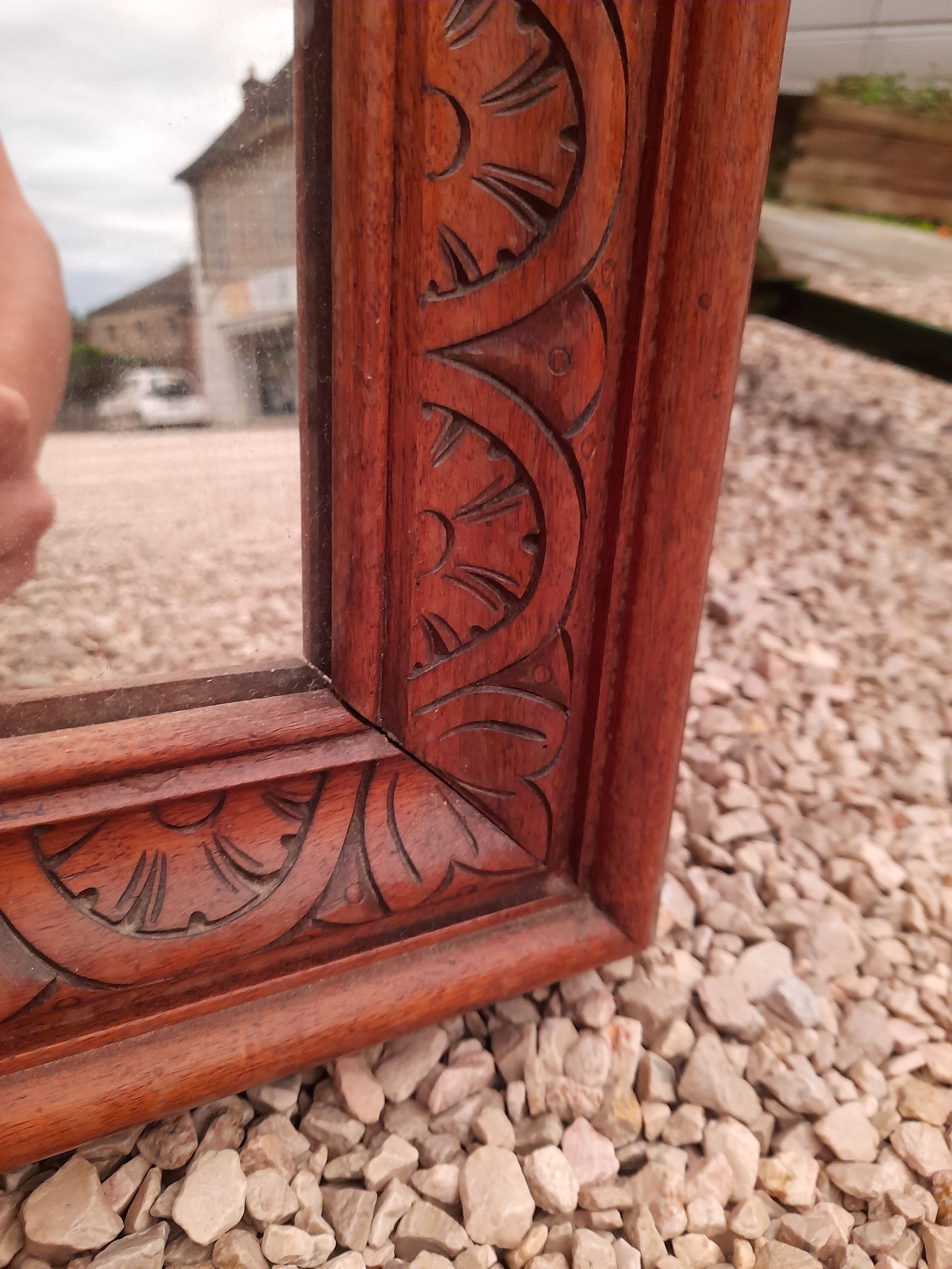 Louis XV style mirror in Walnut XXème