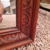 Louis XV style mirror in Walnut XXème
