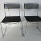 Series of 4 "spaghetti" chairs by Giandomenico Belotti for fly line 1980