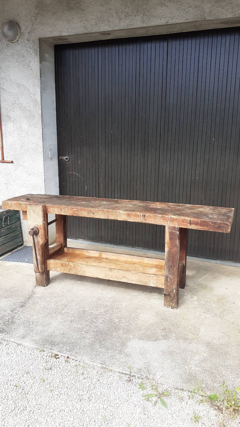 Établi menuisier en bois