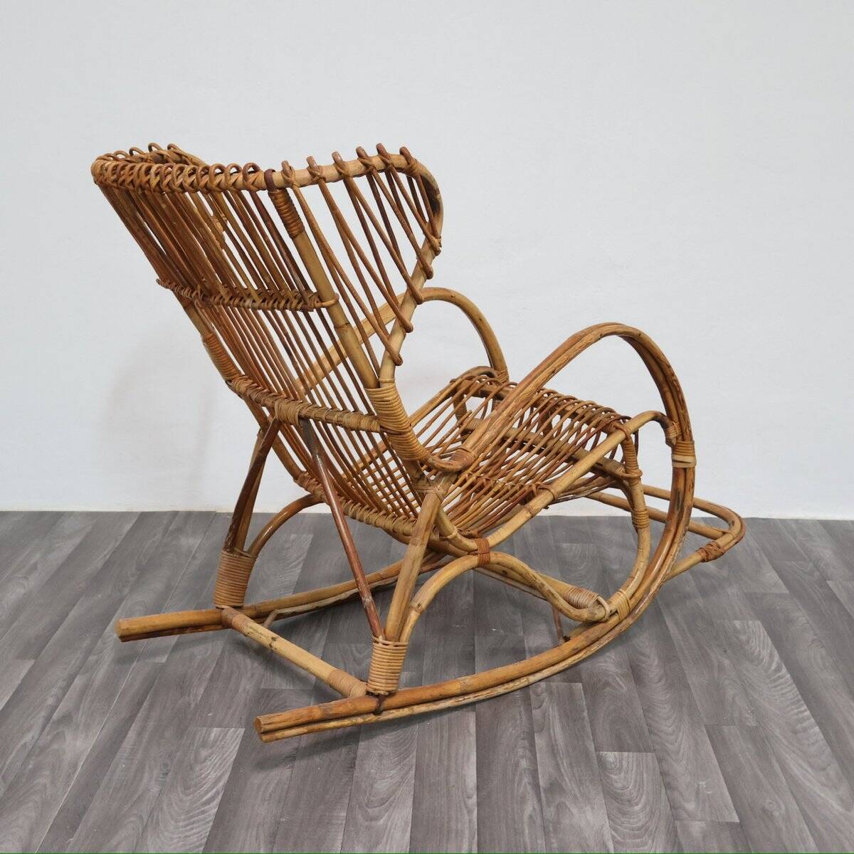 French Modern Rocking Chair, 1960s