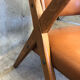 Fauteuil dal vera vintage circa 1950