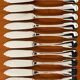 Christofle Cluny model fish cutlery, 12 forks, 12 knives, very good condition