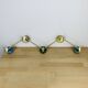 50s wall coat hook in gold metal