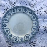 Assiette plate saint Amand et hamage, modèle Santiago