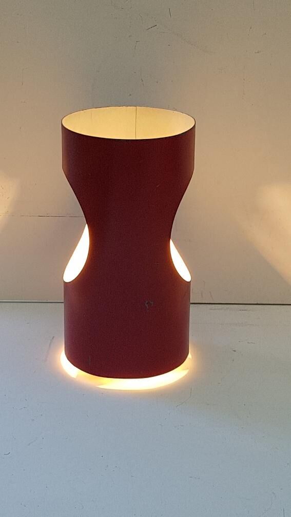 Lampe métal à poser années 60