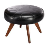 Vintage Danish black stool, 1960s