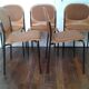 Lot of 5 vintage stackable chairs