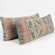 Set of 2 vintage Turkish cushion covers 36x119 cm
