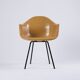 DAX Eames in fibreglass – Light Ochre – Herman Miller / Vitra – circa 19