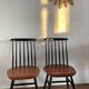 2 Danish "Fanett" chairs, Ilmari Tapiovaara