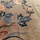 Tapis luxueux 100 % soie/Chine/Fait à la main/Motif de grue/années 1950