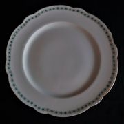Porcelain entremet dish of Paris old Paris green décor XIXth