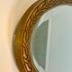 Miroir artd éco ovale doré 60 x 36 cm