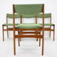 1960s Danish Teak Dining Chairs, Set of 4