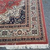 Large Persian burgundy rug in Khorassan wool 250x350cm