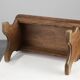 French Provincial Small 19th century rustic oak bench, France