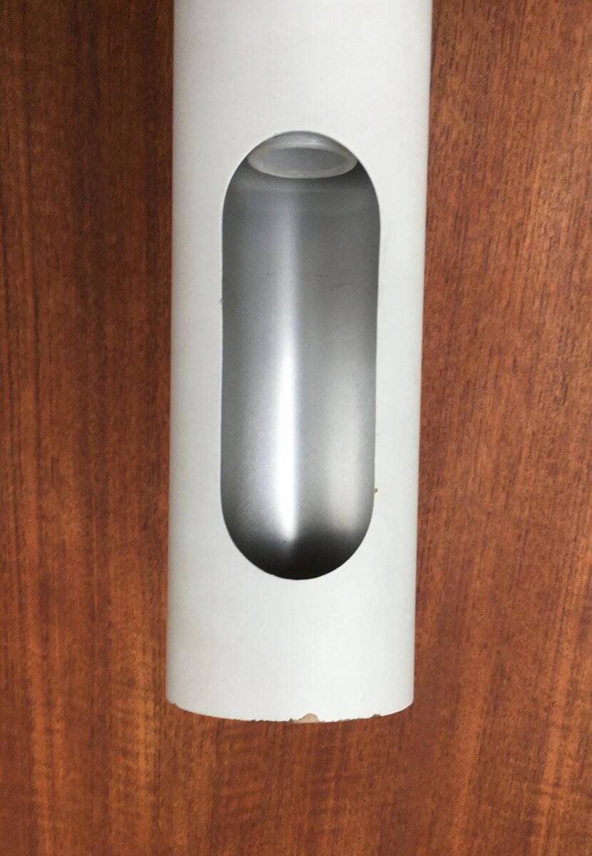 Minimalist metal table lamp by Brendel Leuchten Berlin, 1970s.