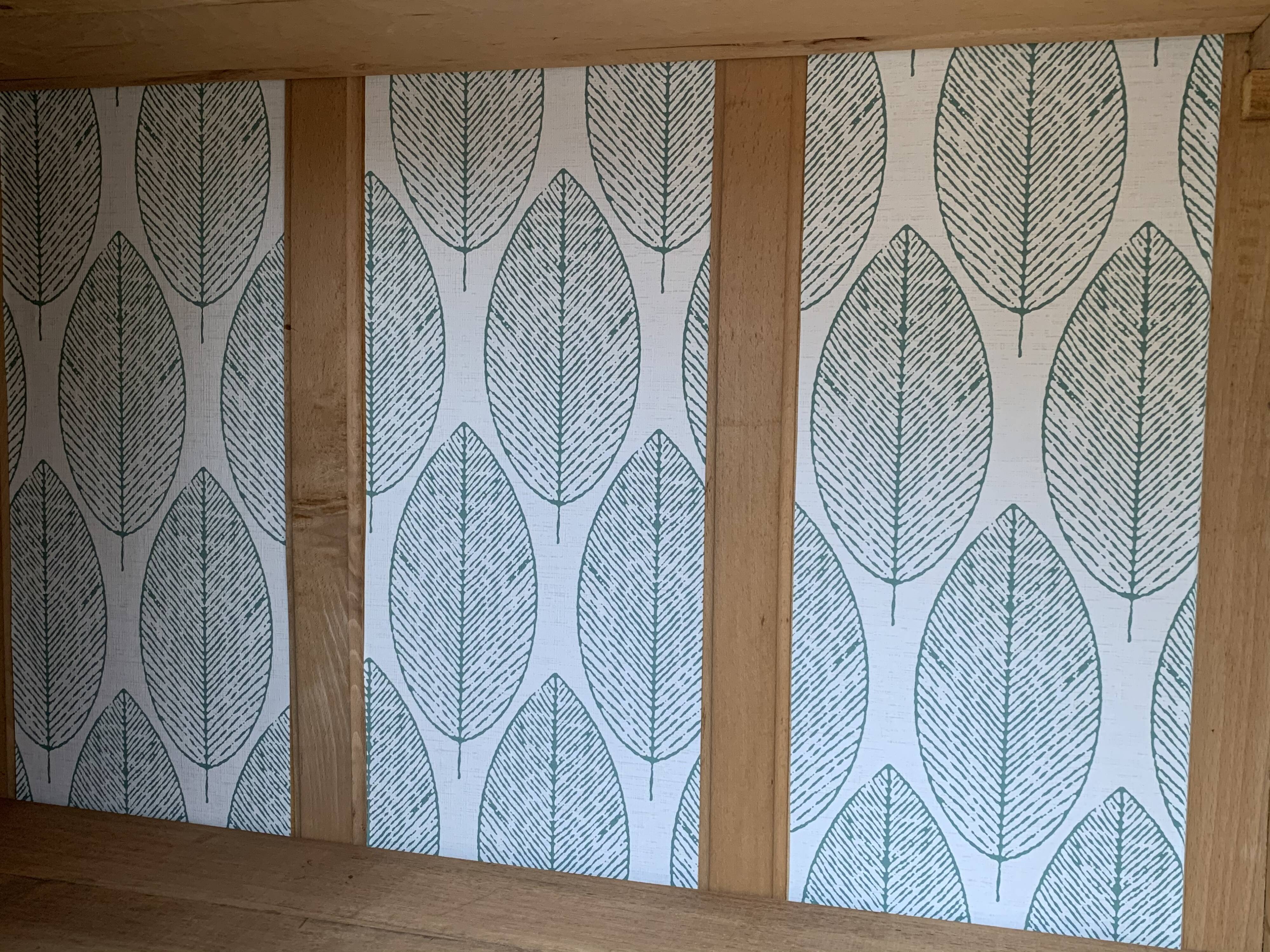 Paris raw wood cabinet 1950