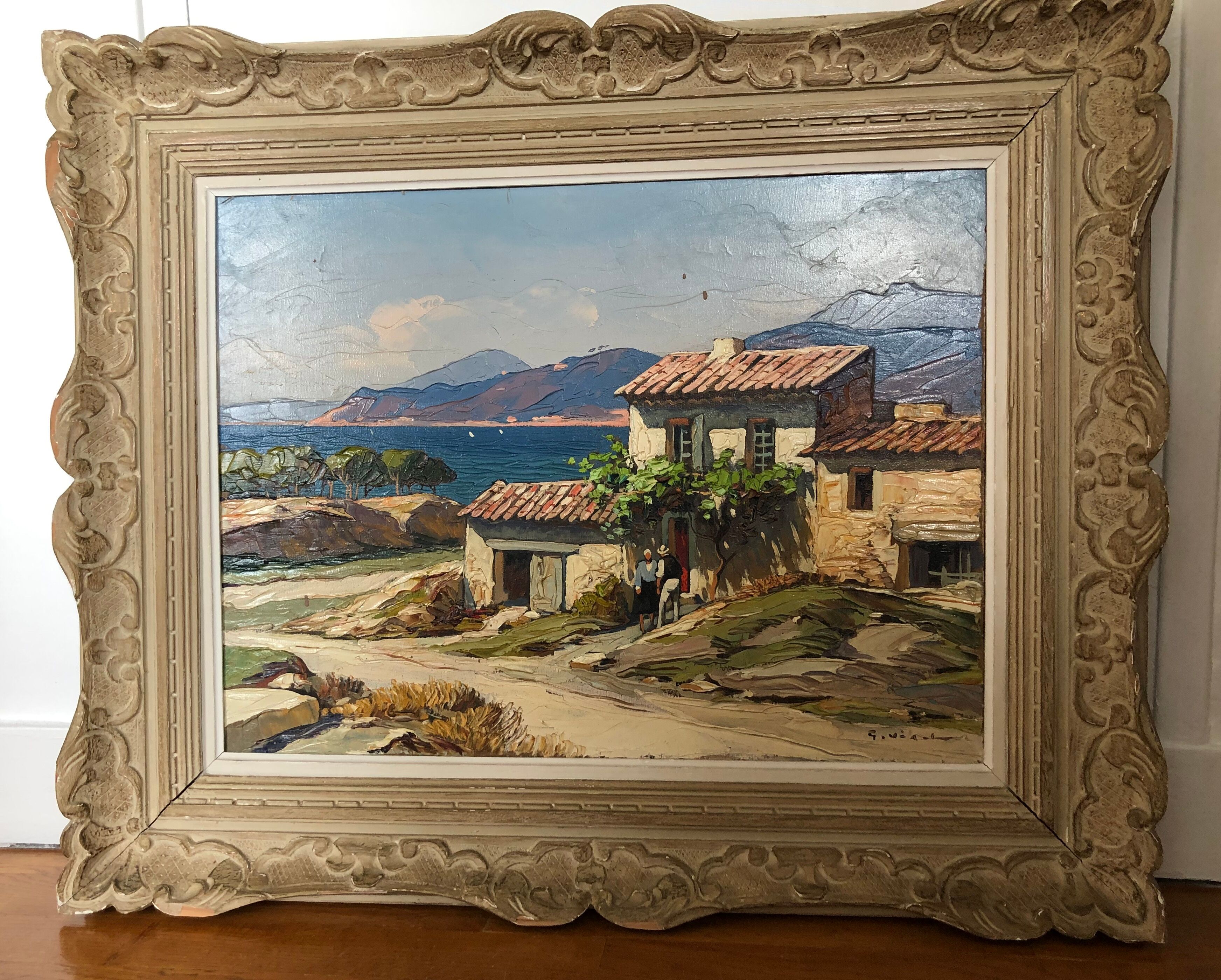 Huile sur toile  de Gustave Vidal