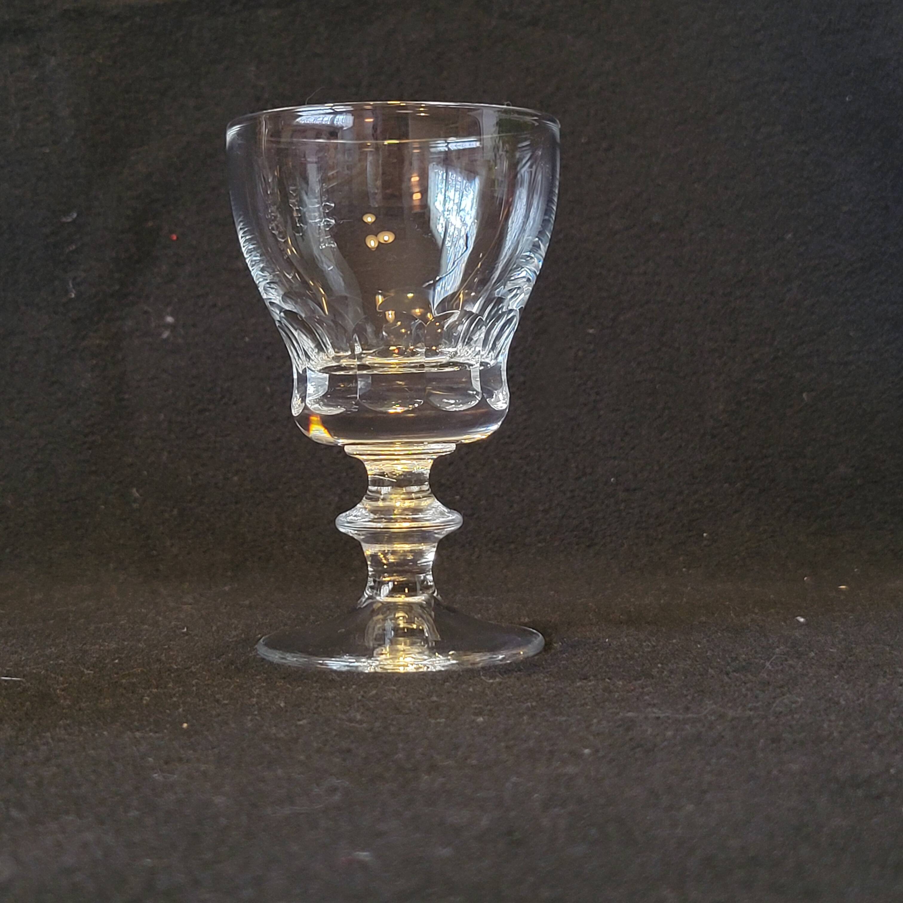 6 Antique Baccarat Cut Crystal Port or White Wine Glasses?