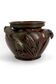 Exceptional planter / cache-pot in patinated Japanese bronze circa 1880.