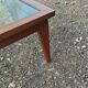 Vintage Scandinavian-style wooden coffee table.