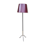 Metal floor lamp from the 60s, tripod base with balls
