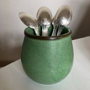 Couverts modernistes en métal argenté 6 + 6 + 6
