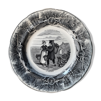 Assiette ancienne