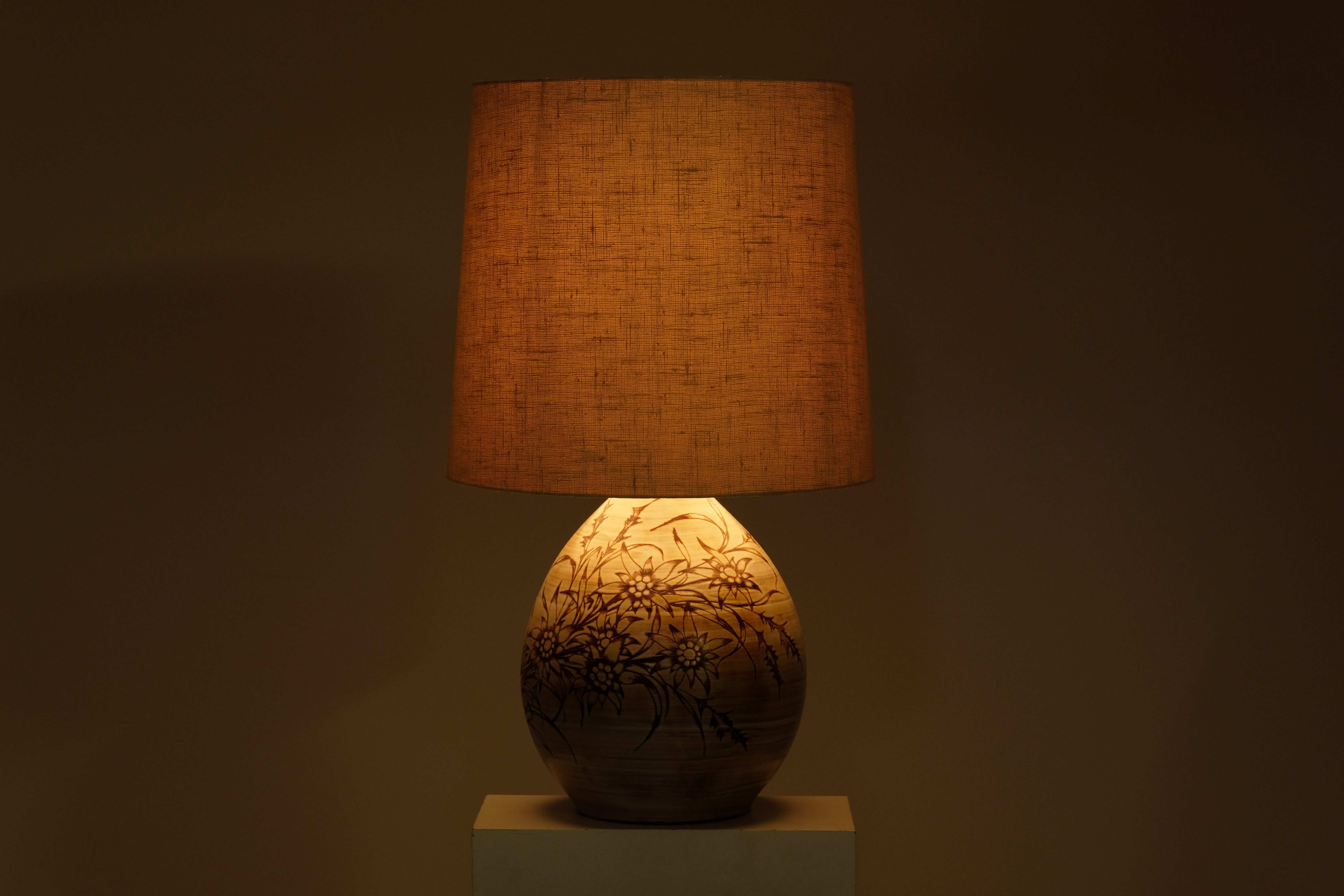 Lamp by Fonck and Mateo Vallauris 1960's