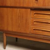 Enfilade haute scandinave édition Samcom en teck, 1960