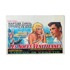 Affiche belge Les noces vénitiennes
